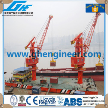 double winch harbour marine offshore portal crane